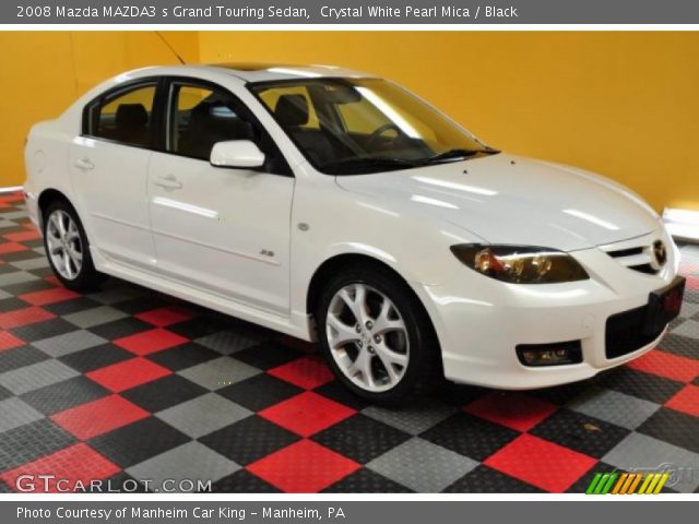 2008 Mazda MAZDA3 s Grand Touring Sedan in Crystal White Pearl Mica