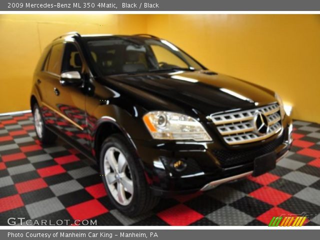 2009 Mercedes-Benz ML 350 4Matic in Black