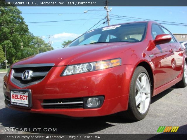 2008 Acura TL 3.2 in Moroccan Red Pearl