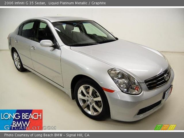 2006 Infiniti G 35 Sedan in Liquid Platinum Metallic