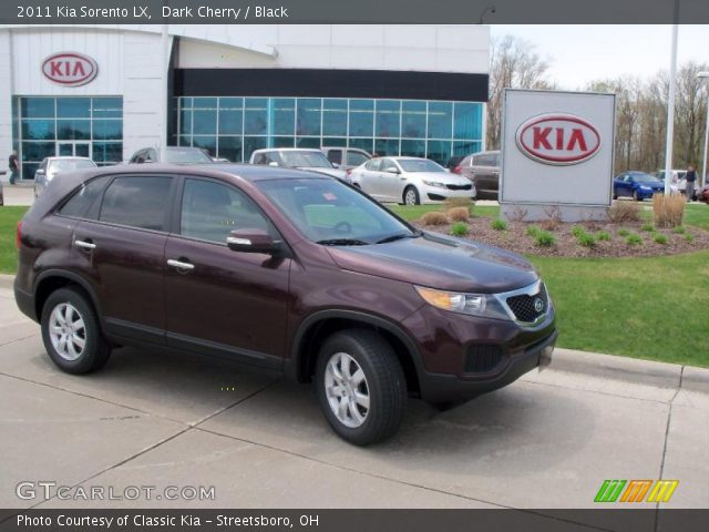 2011 Kia Sorento LX in Dark Cherry