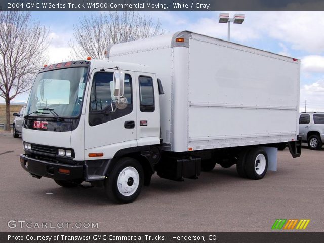 2004 GMC W Series Truck W4500 Commercial Moving in White