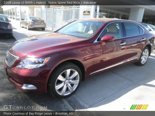 2008 Lexus LS 600h L Hybrid in Noble Spinel Red Mica