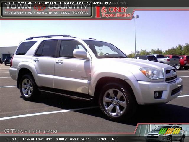 2008 Toyota 4Runner Limited in Titanium Metallic