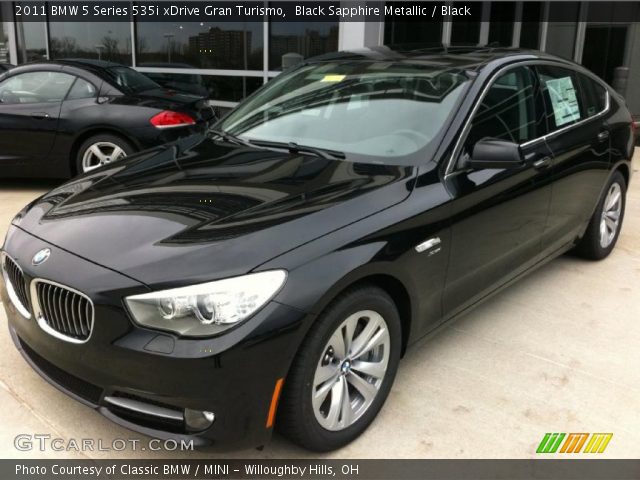 2011 BMW 5 Series 535i xDrive Gran Turismo in Black Sapphire Metallic