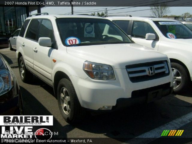 2007 Honda Pilot EX-L 4WD in Taffeta White