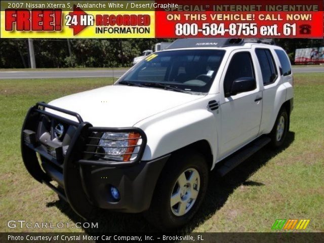 2007 Nissan Xterra S in Avalanche White