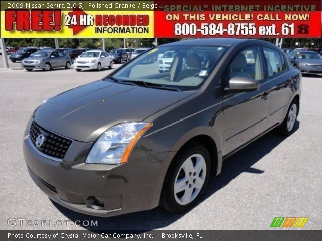 2009 Nissan Sentra 2.0 S in Polished Granite