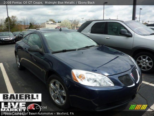 2008 Pontiac G6 GT Coupe in Midnight Blue Metallic
