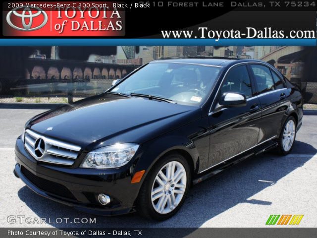 2009 Mercedes-Benz C 300 Sport in Black