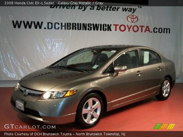 2008 Honda Civic EX-L Sedan in Galaxy Gray Metallic