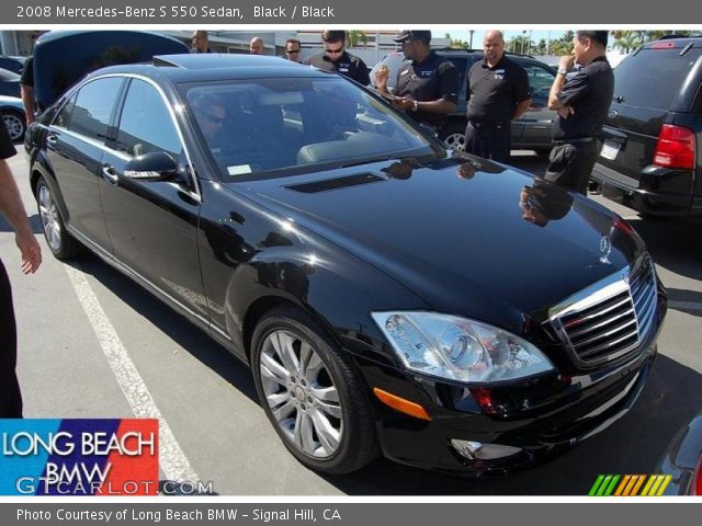 2008 Mercedes-Benz S 550 Sedan in Black
