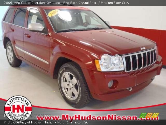 2006 Jeep Grand Cherokee Overland in Red Rock Crystal Pearl