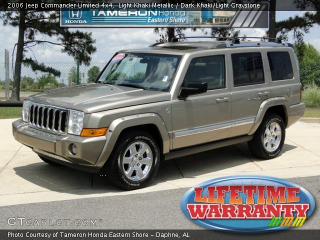 2006 Jeep Commander Limited 4x4 in Light Khaki Metallic