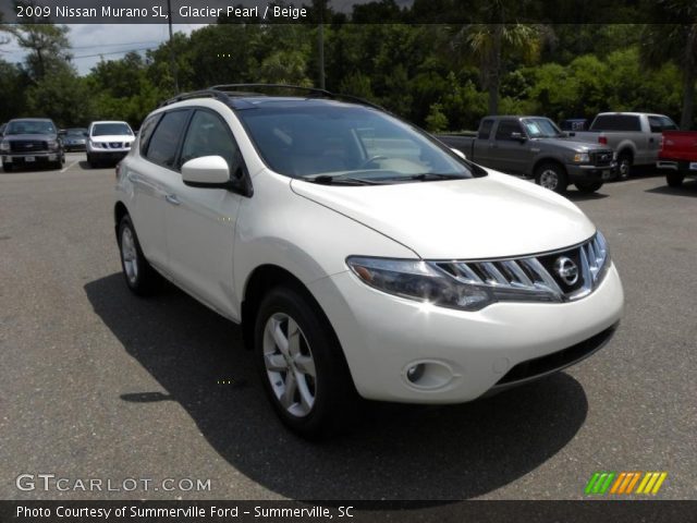 2009 Nissan Murano SL in Glacier Pearl