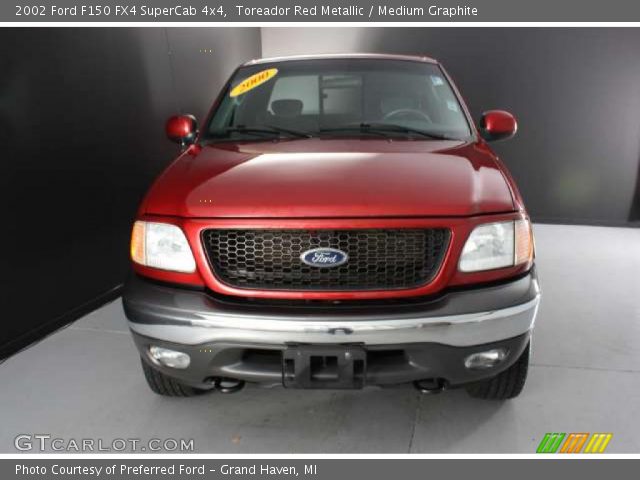 2002 Ford F150 FX4 SuperCab 4x4 in Toreador Red Metallic