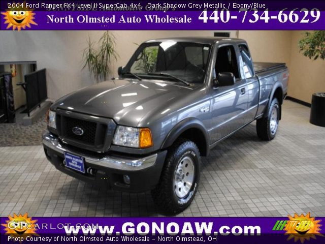 2004 Ford Ranger FX4 Level II SuperCab 4x4 in Dark Shadow Grey Metallic