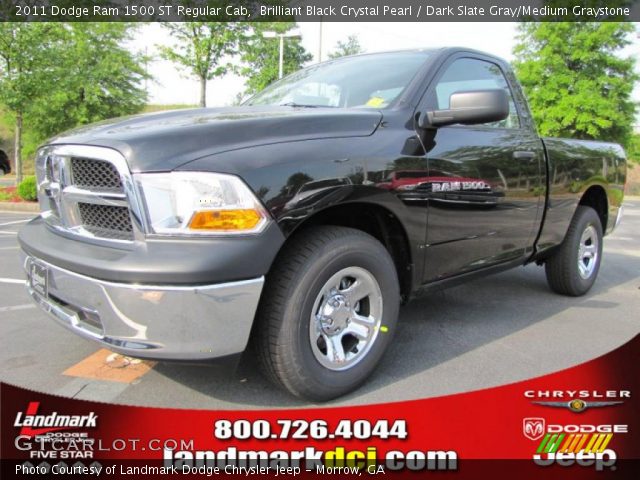 2011 Dodge Ram 1500 ST Regular Cab in Brilliant Black Crystal Pearl