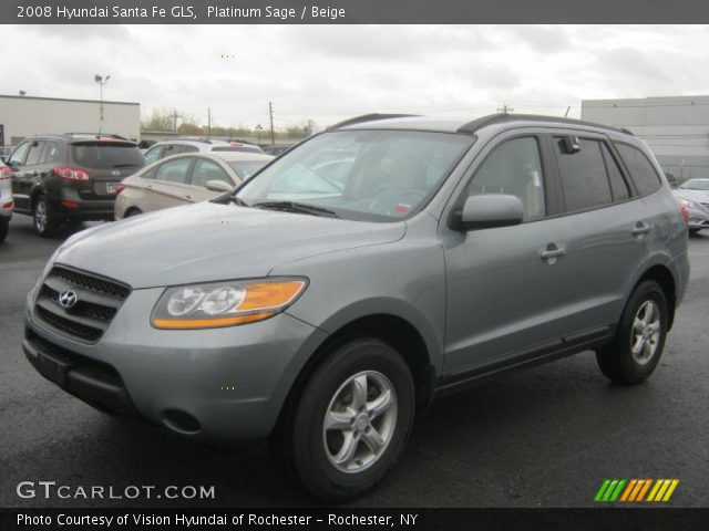 2008 Hyundai Santa Fe GLS in Platinum Sage