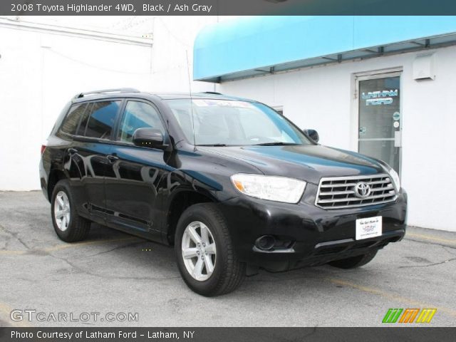 2008 Toyota Highlander 4WD in Black