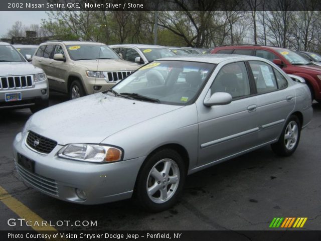 2002 Nissan Sentra GXE in Molten Silver