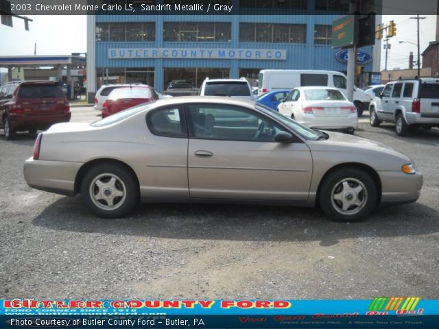 2003 Chevrolet Monte Carlo LS in Sandrift Metallic