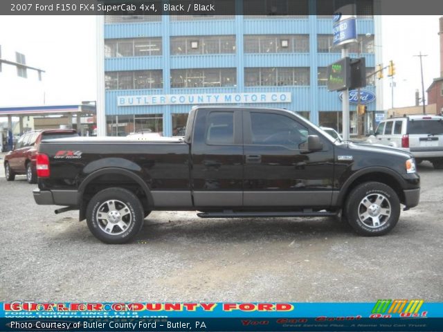 2007 Ford F150 FX4 SuperCab 4x4 in Black