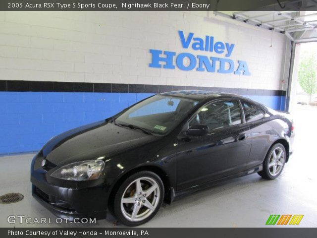 2005 Acura RSX Type S Sports Coupe in Nighthawk Black Pearl