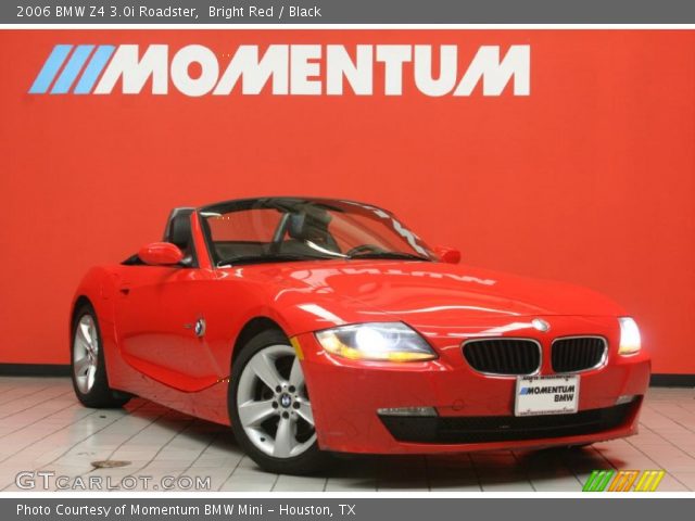2006 BMW Z4 3.0i Roadster in Bright Red