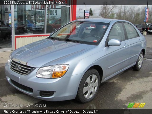 2008 Kia Spectra EX Sedan in Ice Blue