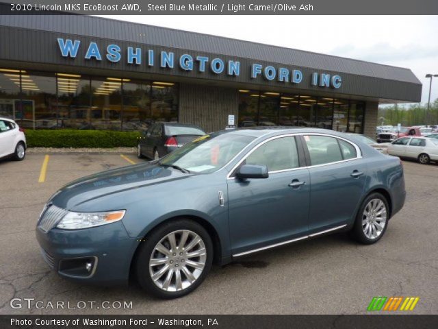2010 Lincoln MKS EcoBoost AWD in Steel Blue Metallic