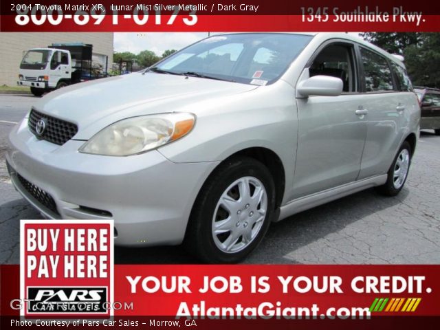 2004 Toyota Matrix XR in Lunar Mist Silver Metallic