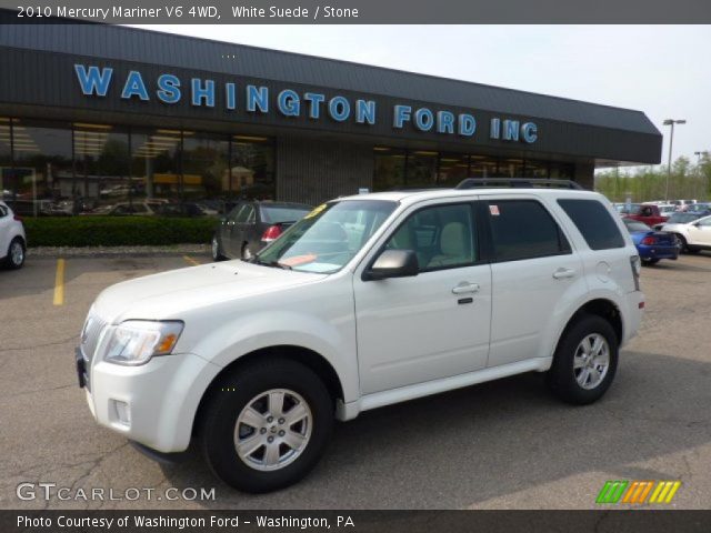 2010 Mercury Mariner V6 4WD in White Suede