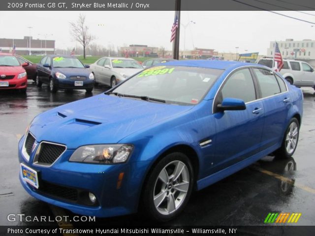 2009 Pontiac G8 GT in Stryker Blue Metallic