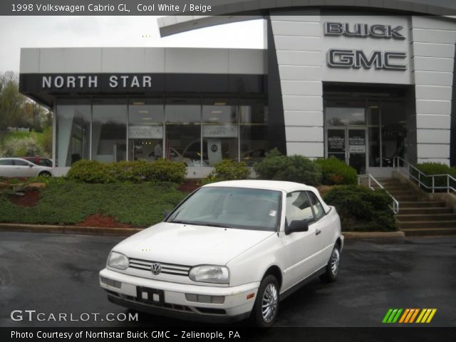 1998 Volkswagen Cabrio GL in Cool White