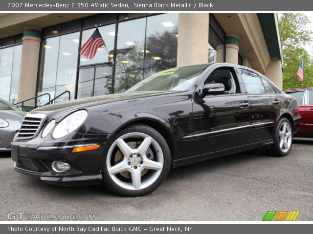 2007 Mercedes-Benz E 350 4Matic Sedan in Sienna Black Metallic