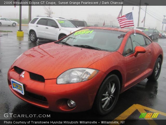 2006 Mitsubishi Eclipse GT Coupe in Sunset Orange Pearlescent