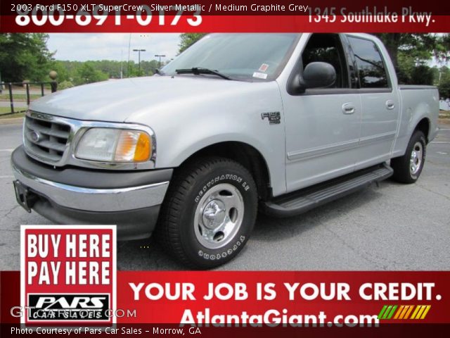 2003 Ford F150 XLT SuperCrew in Silver Metallic