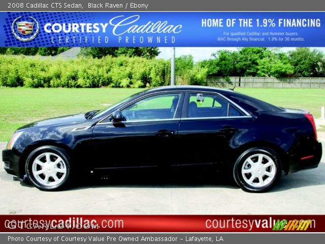 2008 Cadillac CTS Sedan in Black Raven