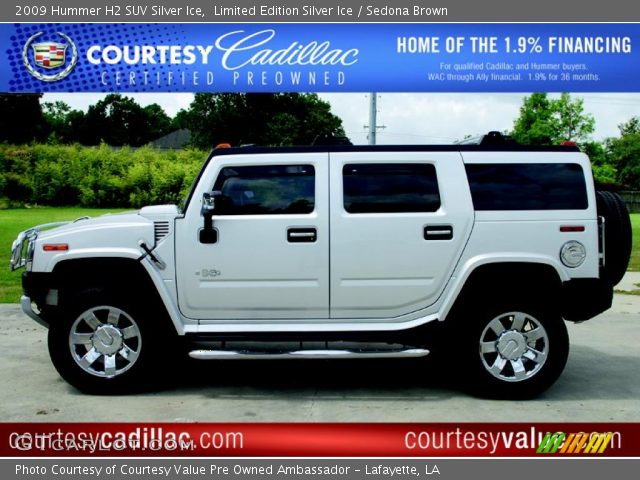 2009 Hummer H2 SUV Silver Ice in Limited Edition Silver Ice