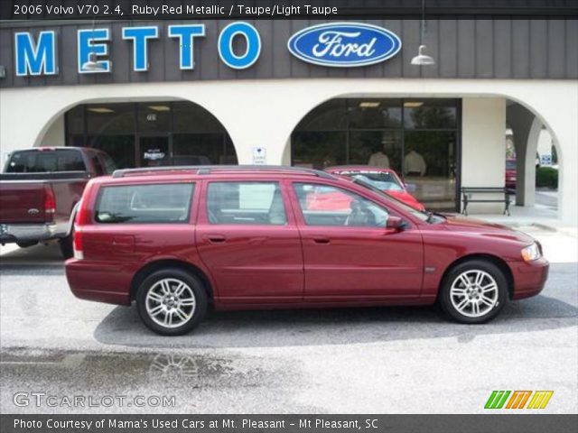 2006 Volvo V70 2.4 in Ruby Red Metallic