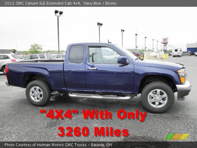 2011 GMC Canyon SLE Extended Cab 4x4 in Navy Blue