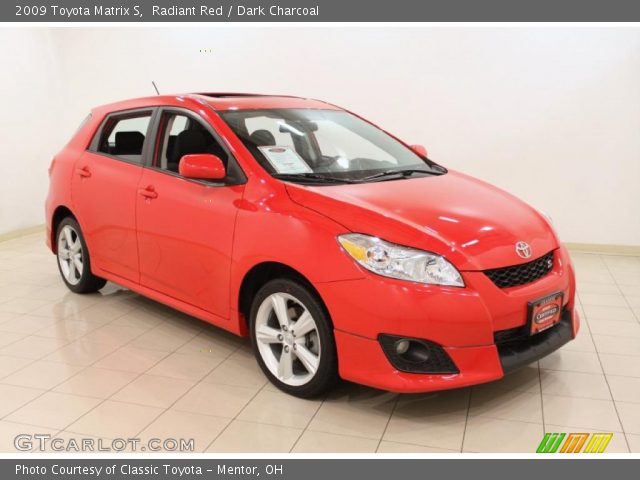 2009 Toyota Matrix S in Radiant Red