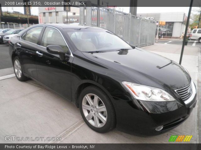 2008 Lexus ES 350 in Obsidian Black