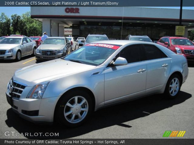2008 Cadillac CTS Sedan in Light Platinum