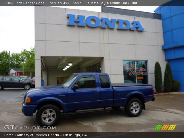 2004 Ford Ranger Edge SuperCab 4x4 in Sonic Blue Metallic