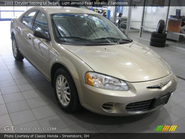 2003 Chrysler Sebring LX Sedan in Light Almond Pearl Metallic