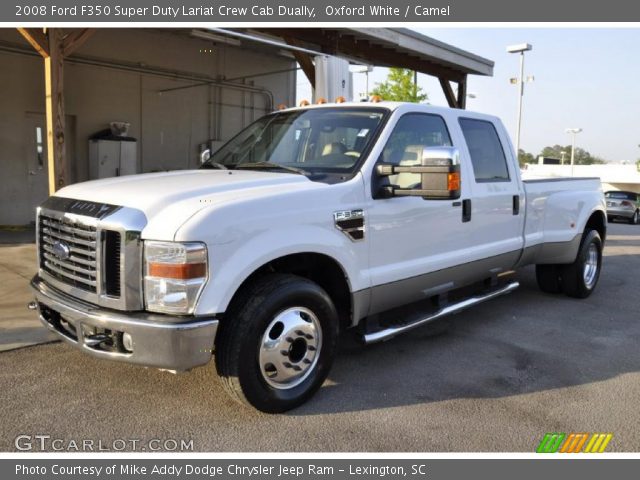 Oxford White 2008 Ford F350 Super Duty Lariat Crew Cab