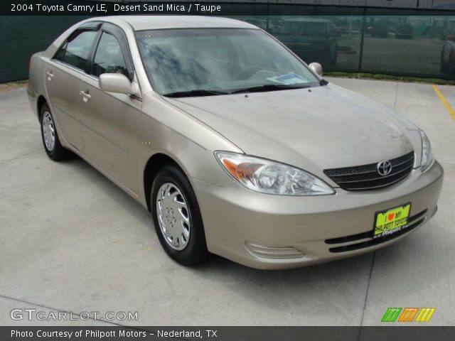 2004 Toyota Camry LE in Desert Sand Mica