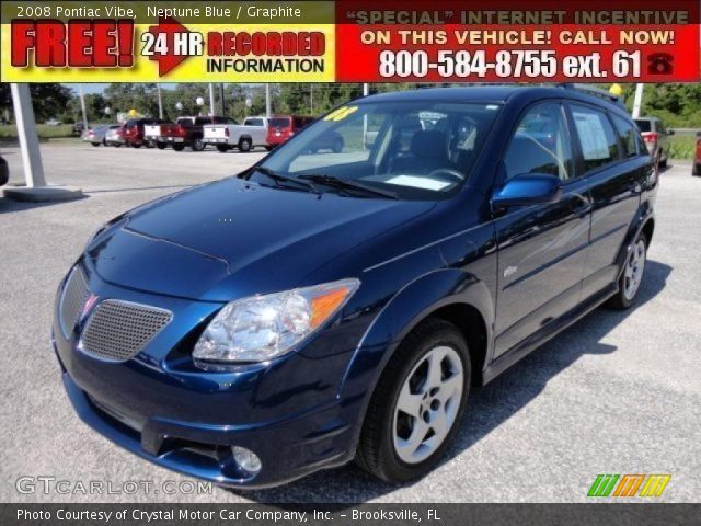 2008 Pontiac Vibe  in Neptune Blue